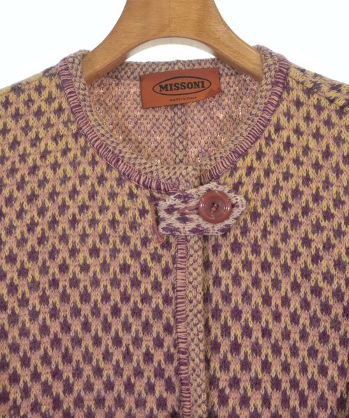 MISSONI（ミッソーニ）ノーカラージャケット ピンク サイズ:40(M位) レディース/2200699245067