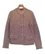MISSONI（ミッソーニ）ノーカラージャケット ピンク サイズ:40(M位) レディース/2200699245067