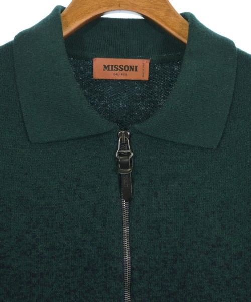 MISSONI（ミッソーニ）カーディガン 緑 サイズ:52(XXL位) メンズ/2200712652063