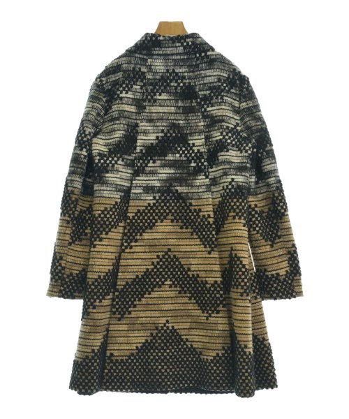 MISSONI（ミッソーニ）ステンカラーコート 黒 サイズ:48(XXL位) レディース/2200714391052