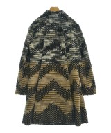 MISSONI（ミッソーニ）ステンカラーコート 黒 サイズ:48(XXL位) レディース/2200714391052