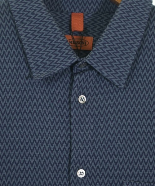 MISSONI（ミッソーニ）カジュアルシャツ 青 サイズ:L メンズ/2200636290044