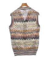 MISSONI（ミッソーニ）ベスト 茶 サイズ:50(XL位) メンズ/2200704308022