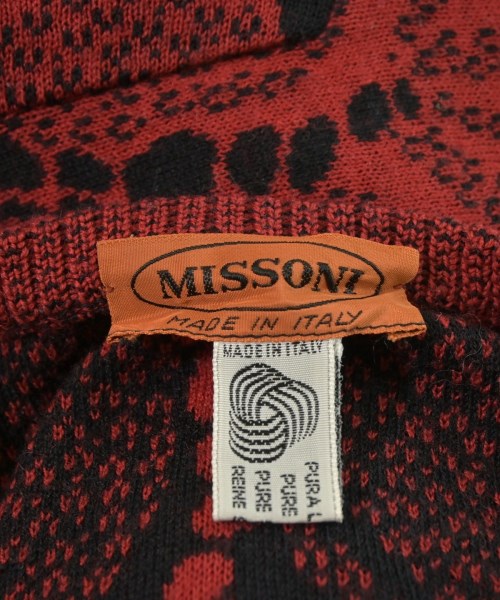 MISSONI（ミッソーニ）カーディガン 赤 サイズ:M レディース/2200658826030