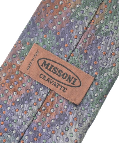 MISSONI（ミッソーニ）ネクタイ 緑 サイズ:- メンズ/2200664985028