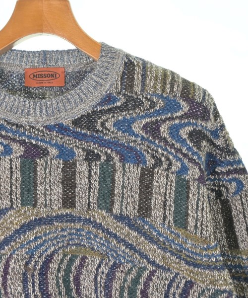 MISSONI（ミッソーニ）ニット・セーター 茶 サイズ:52(XXL位) メンズ/2200666814036