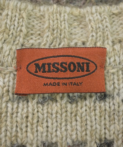 MISSONI（ミッソーニ）ニット・セーター ベージュ サイズ:50(XL位) メンズ/2200666814043
