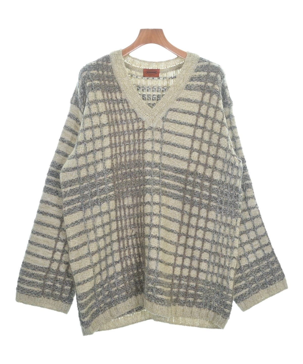 MISSONI（ミッソーニ）ニット・セーター ベージュ サイズ:50(XL位