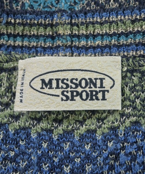MISSONI（ミッソーニ）ニット・セーター 青 サイズ:50(XL位) メンズ/2200666814067