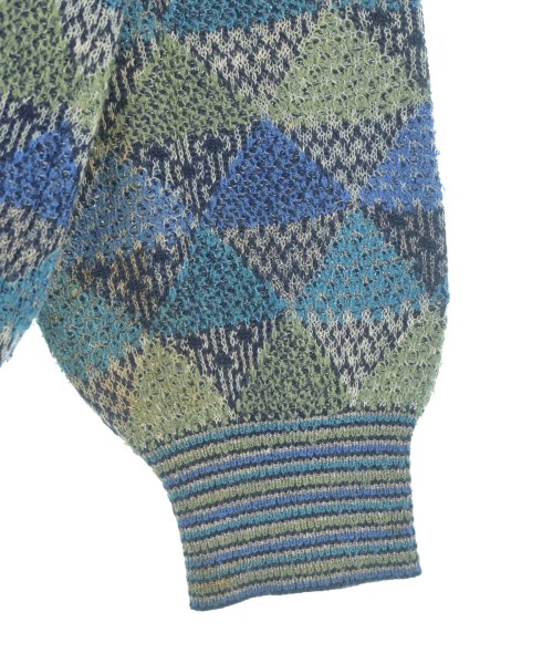 MISSONI（ミッソーニ）ニット・セーター 青 サイズ:50(XL位) メンズ/2200666814067