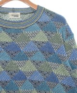 MISSONI（ミッソーニ）ニット・セーター 青 サイズ:50(XL位) メンズ/2200666814067