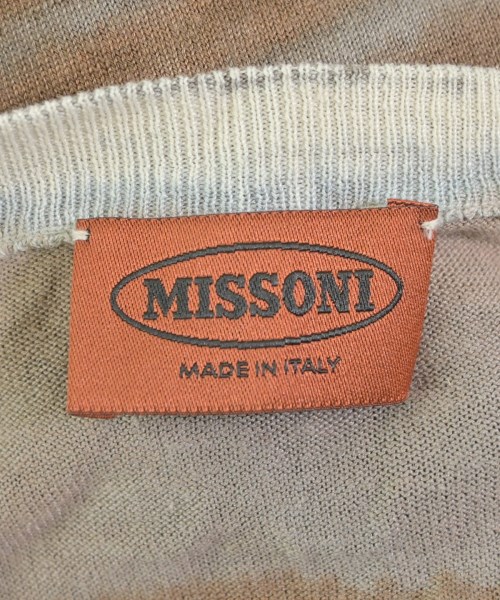 MISSONI（ミッソーニ）ニット・セーター 茶 サイズ:48(L位) メンズ/2200666814098