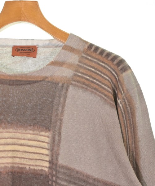 MISSONI（ミッソーニ）ニット・セーター 茶 サイズ:48(L位) メンズ/2200666814098