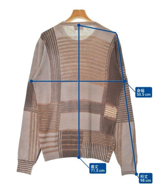 MISSONI（ミッソーニ）ニット・セーター 茶 サイズ:48(L位) メンズ/2200666814098