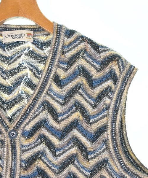 MISSONI（ミッソーニ）ベスト 紺 サイズ:56(XXL位) メンズ/2200666814111