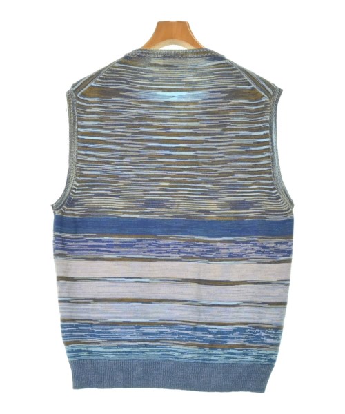 MISSONI（ミッソーニ）ベスト 青 サイズ:52(XXL位) メンズ/2200666814128