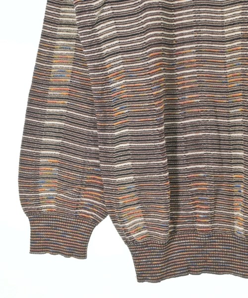 MISSONI（ミッソーニ）ニット・セーター 茶 サイズ:54(XXL位) メンズ/2200666814142