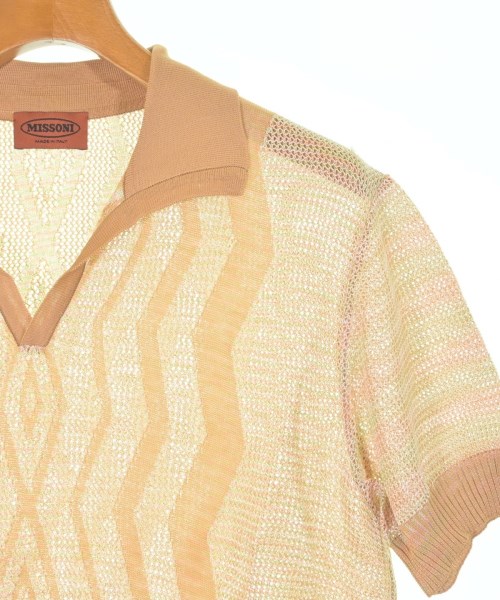 MISSONI（ミッソーニ）ニット・セーター ベージュ サイズ:52(XXL位) メンズ/2200666814159