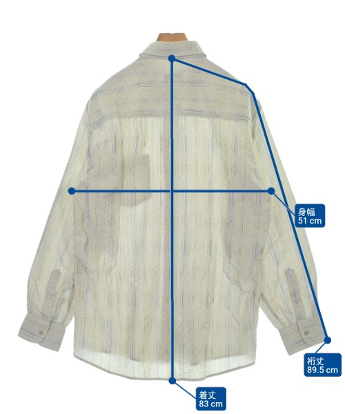 MISSONI（ミッソーニ）カジュアルシャツ グレー サイズ:50(XL位) メンズ/2200666814173