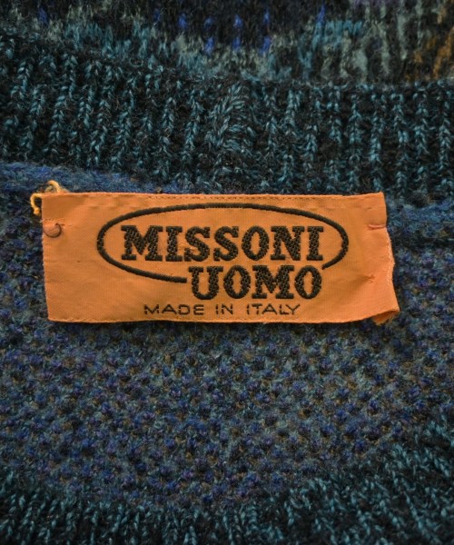 MISSONI（ミッソーニ）ニット・セーター 紺 サイズ:50(XL位) メンズ/2200671044046