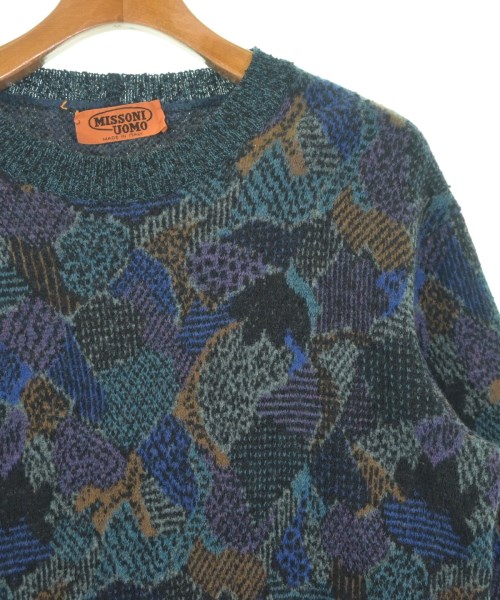 MISSONI（ミッソーニ）ニット・セーター 紺 サイズ:50(XL位) メンズ/2200671044046