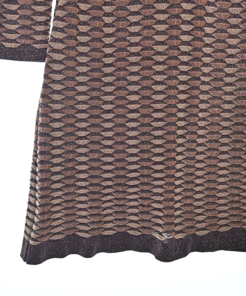 M MISSONI（エムミッソーニ）ワンピース 茶 サイズ:38(S位) レディース/2200724331055