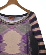 MISSONI（ミッソーニ）ワンピース 紫 サイズ:48(XXL位) レディース/2200729121309