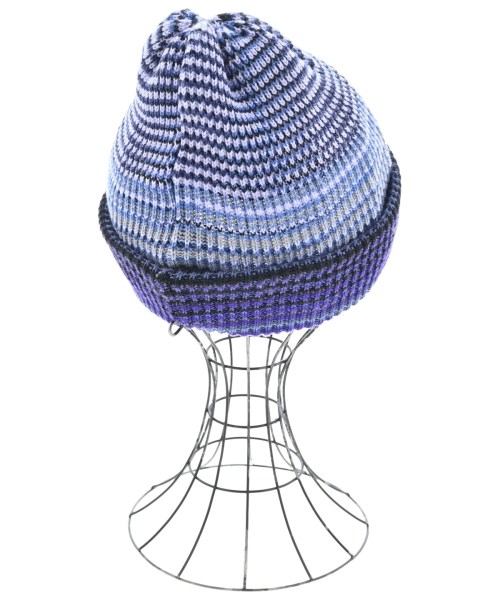 MISSONI（ミッソーニ）ニットキャップ・ビーニー 青 サイズ:L レディース/2200734890092
