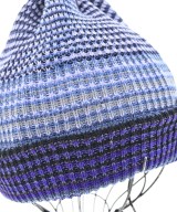 MISSONI（ミッソーニ）ニットキャップ・ビーニー 青 サイズ:L レディース/2200734890092