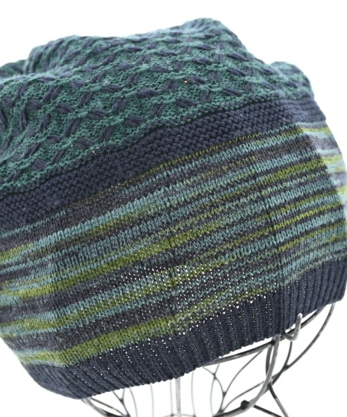 MISSONI（ミッソーニ）ニットキャップ・ビーニー 緑 サイズ:M レディース/2200734890108