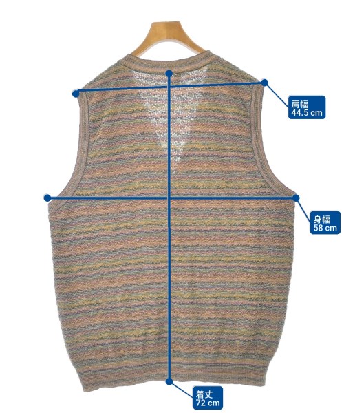 MISSONI（ミッソーニ）カーディガン オレンジ サイズ:XL メンズ/2200720473162