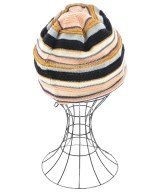 MISSONI（ミッソーニ）ニットキャップ・ビーニー ピンク サイズ:- レディース/2200719812224