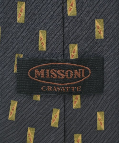 MISSONI（ミッソーニ）ネクタイ グレー サイズ:- メンズ/2200725181093