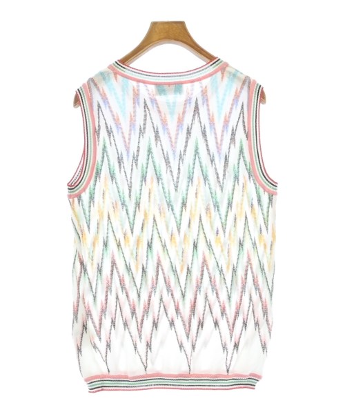 MISSONI（ミッソーニ）ベスト 白 サイズ:46(XL位) レディース/2200725858148