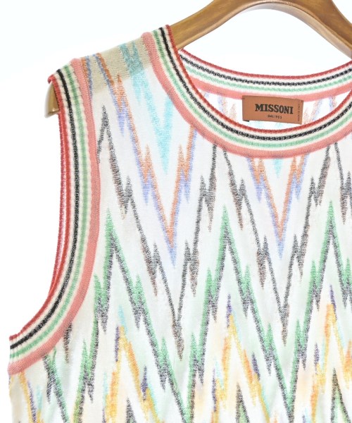 MISSONI（ミッソーニ）ベスト 白 サイズ:46(XL位) レディース/2200725858148