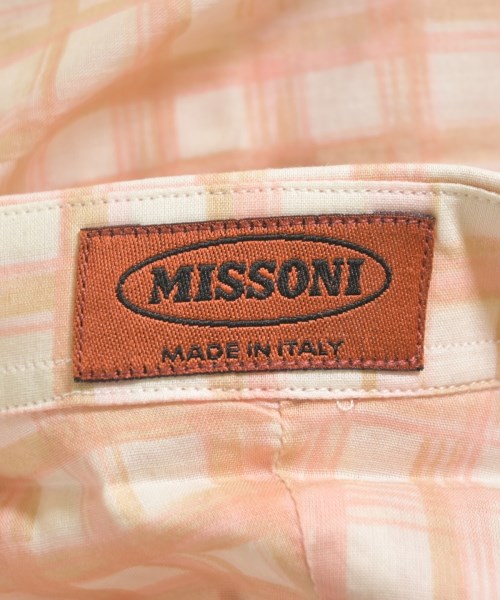 MISSONI（ミッソーニ）カジュアルシャツ 白 サイズ:50(XL位) メンズ/2200723709060