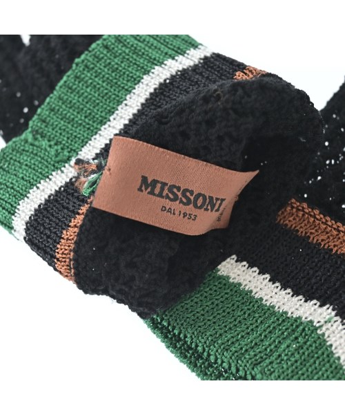 MISSONI（ミッソーニ）手袋 黒 サイズ:- レディース/2200679029113