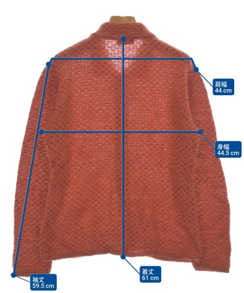 MISSONI（ミッソーニ）カーディガン オレンジ サイズ:44(L位) レディース/2200679429036