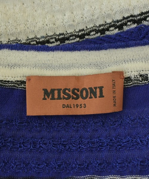MISSONI（ミッソーニ）ニット・セーター 白 サイズ:48(L位) メンズ/2200690171020
