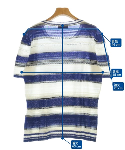 MISSONI（ミッソーニ）ニット・セーター 白 サイズ:48(L位) メンズ/2200690171020