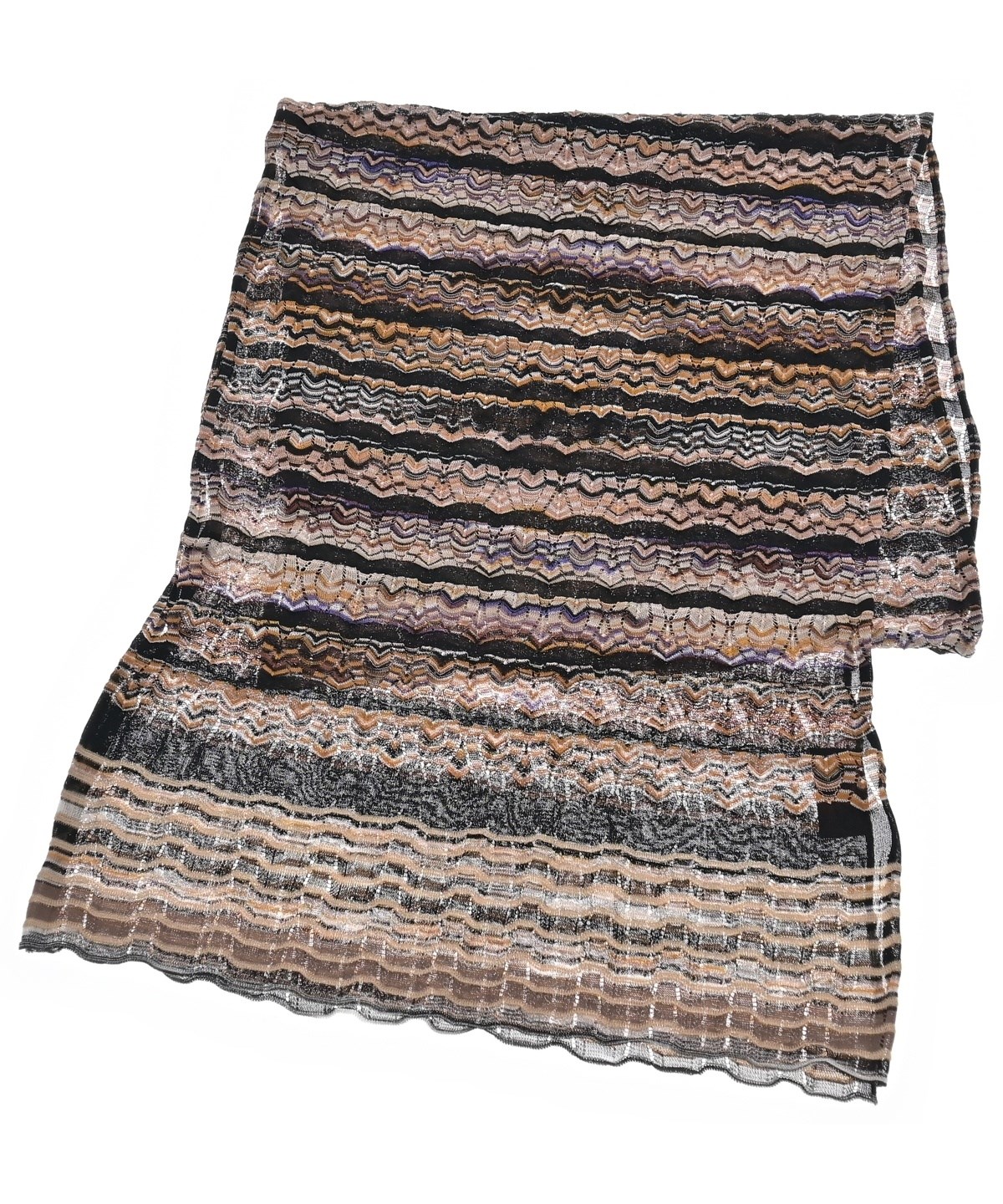 MISSONI（ミッソーニ）ストール 黒 サイズ:- レディース/2200690171044