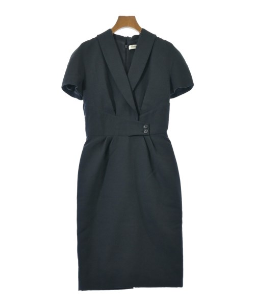 Christian Dior(クリスチャンディオール)ワンピース 紺 サイズ:42(M位)/2200624443100