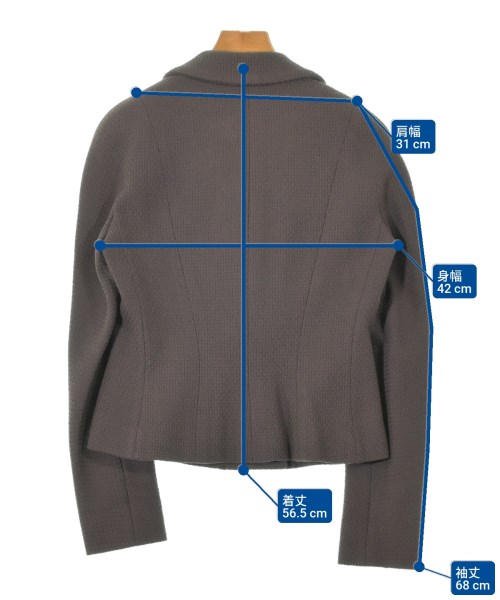 Christian Dior（クリスチャンディオール）カジュアルジャケット 茶 サイズ:40(M位) レディース/2200643722019