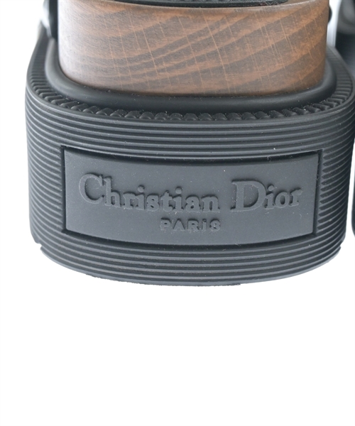 Christian Dior（クリスチャンディオール）サンダル 黒 サイズ:EU36(22.5cm位) レディース/2200609929094