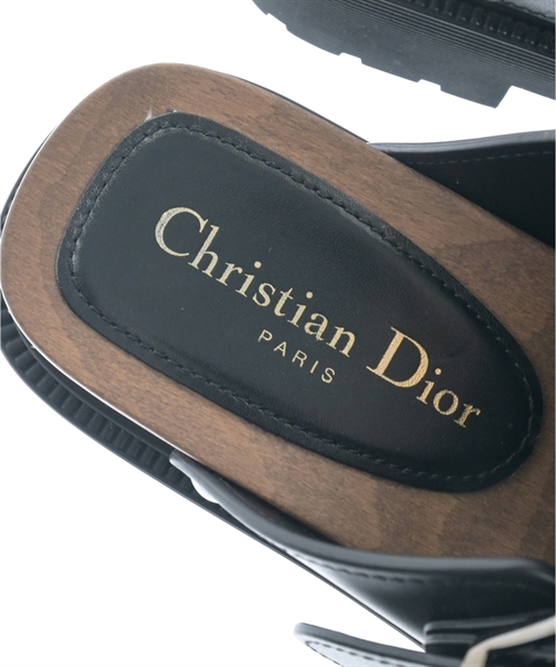 Christian Dior（クリスチャンディオール）サンダル 黒 サイズ:EU36(22.5cm位) レディース/2200609929094