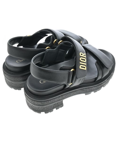 Christian Dior（クリスチャンディオール）サンダル 黒 サイズ:EU34 1/2(21cm位) レディース/2200609987100