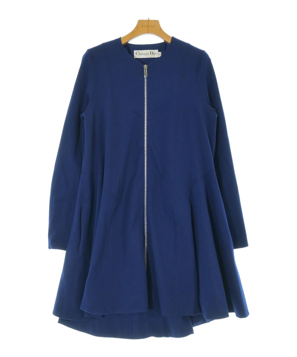 Christian Dior（クリスチャンディオール）ワンピース 紺 サイズ:36(XS