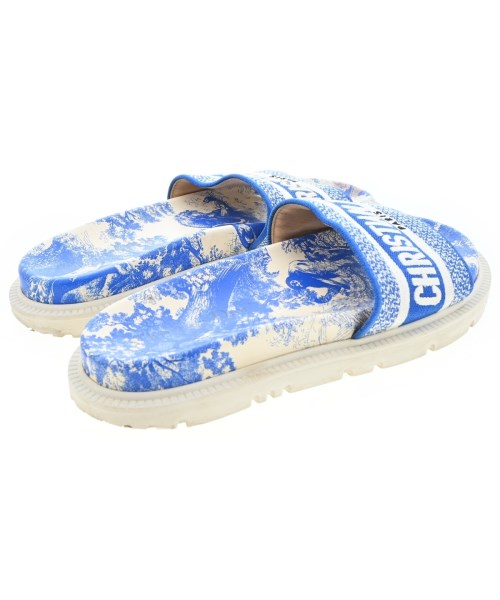 Christian Dior（クリスチャンディオール）サンダル 青 サイズ:EU37 1/2(24cm位) レディース/2200693874546