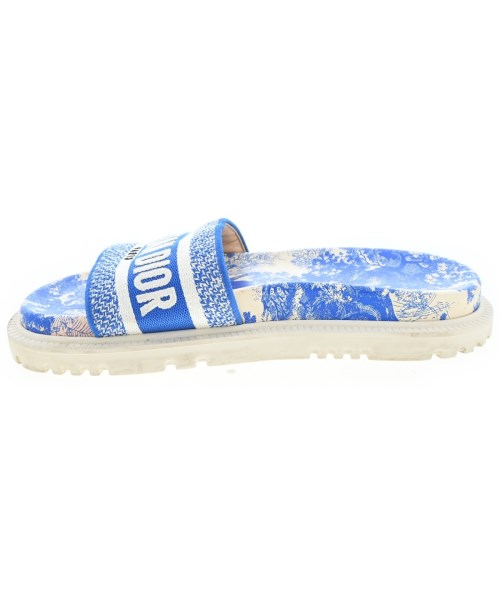 Christian Dior（クリスチャンディオール）サンダル 青 サイズ:EU37 1/2(24cm位) レディース/2200693874546