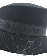 Christian Dior（クリスチャンディオール）ハット 黒 サイズ:- レディース/2200690329179